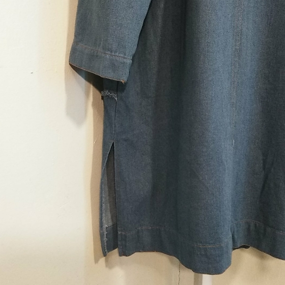 DENIM SPRING COAT - Picture 6 of 9